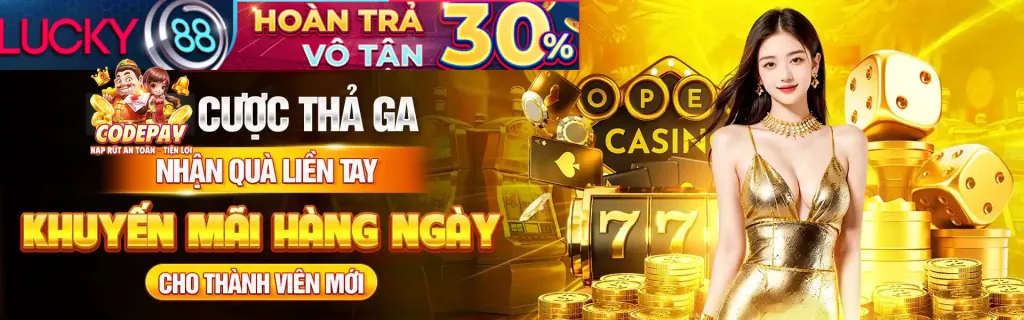 Giao diện nạp rút tiền VN88 với các lựa chọn ngân hàng và ví điện tử, màu sắc đỏ vàng